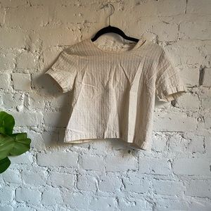 Crop Top with Button Back